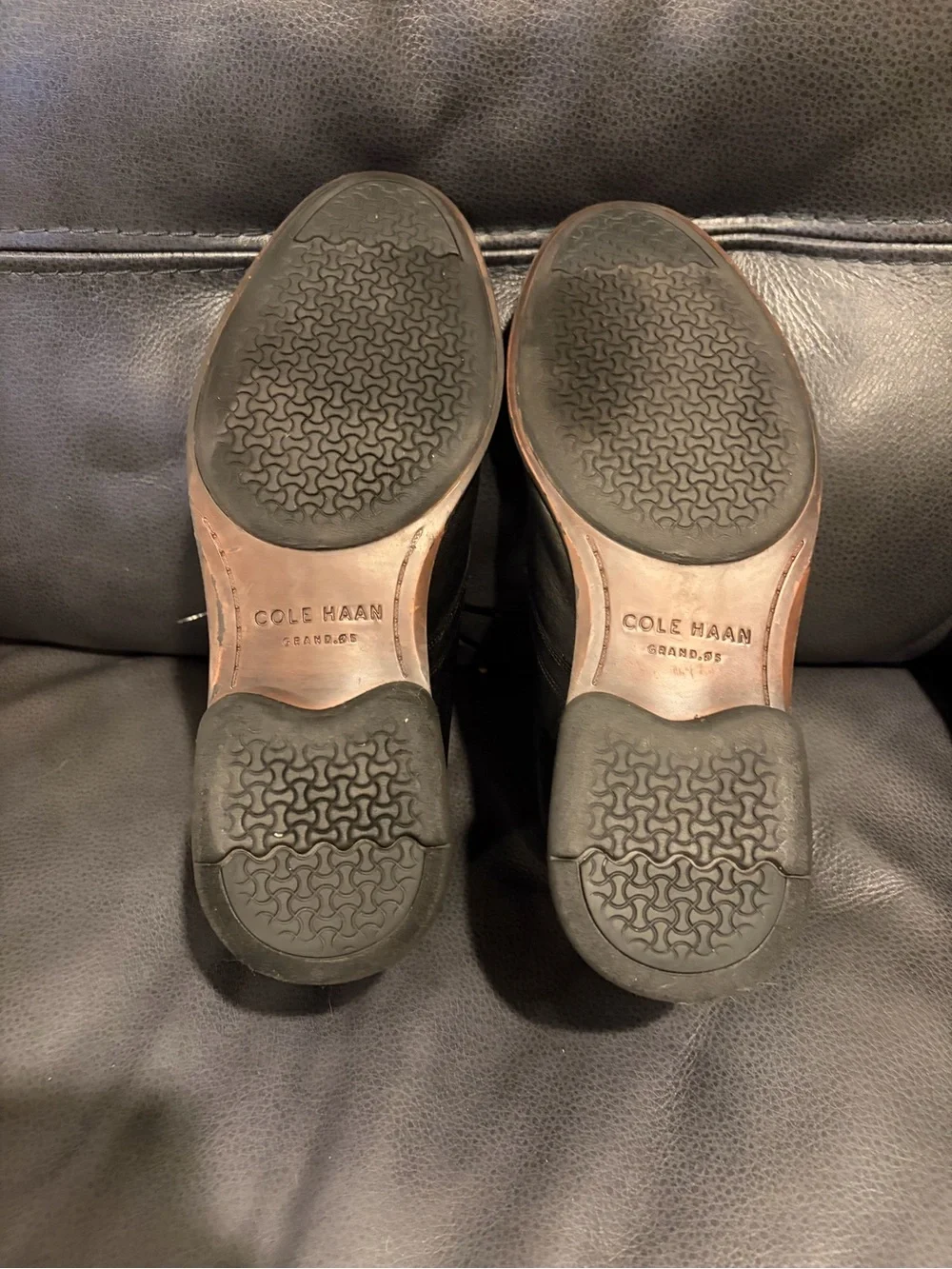 Cole Haan Black Leather Chukka Boots